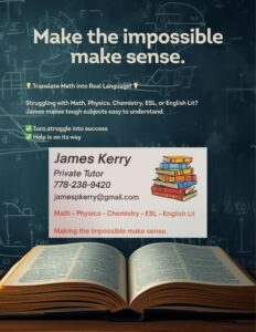 Tutor James Kerry