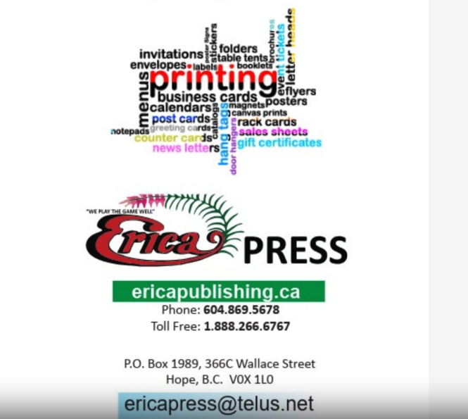 Erica Press | Local Printing for Business & Everyday Needs