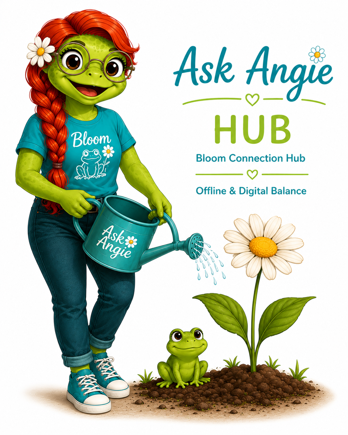 Ask Angie Hub Frog